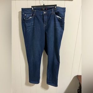 Torrid plus size 24 XS medium wash straight leg jeans 3x petite